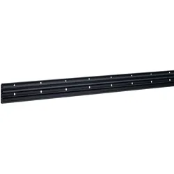 Hager SL200801LED Sockelleistenkanal-Unterteil, PVC Recy 30% zu SL 20x80mm, 3 Kammern, LED-Einbau  - 2 Meter