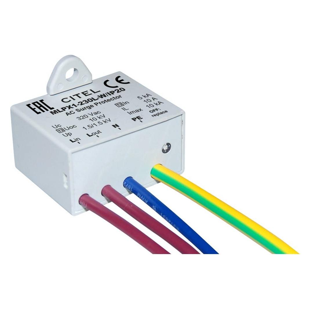 Citel 711216 MLPX1-230L-W/IP20 Einbau-Überspannungsschutz Überspannungsschutz f (MLPX1-230L-W/IP20-Citel-)