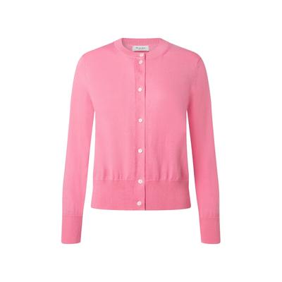 Strickjacke MAERZ MUENCHEN "Maerz Muenchen 214200 Strickcardigan Damen Bekleidung", Damen, Gr. 46, pink, 100% Baumwolle, Strickjacken Strickjacke