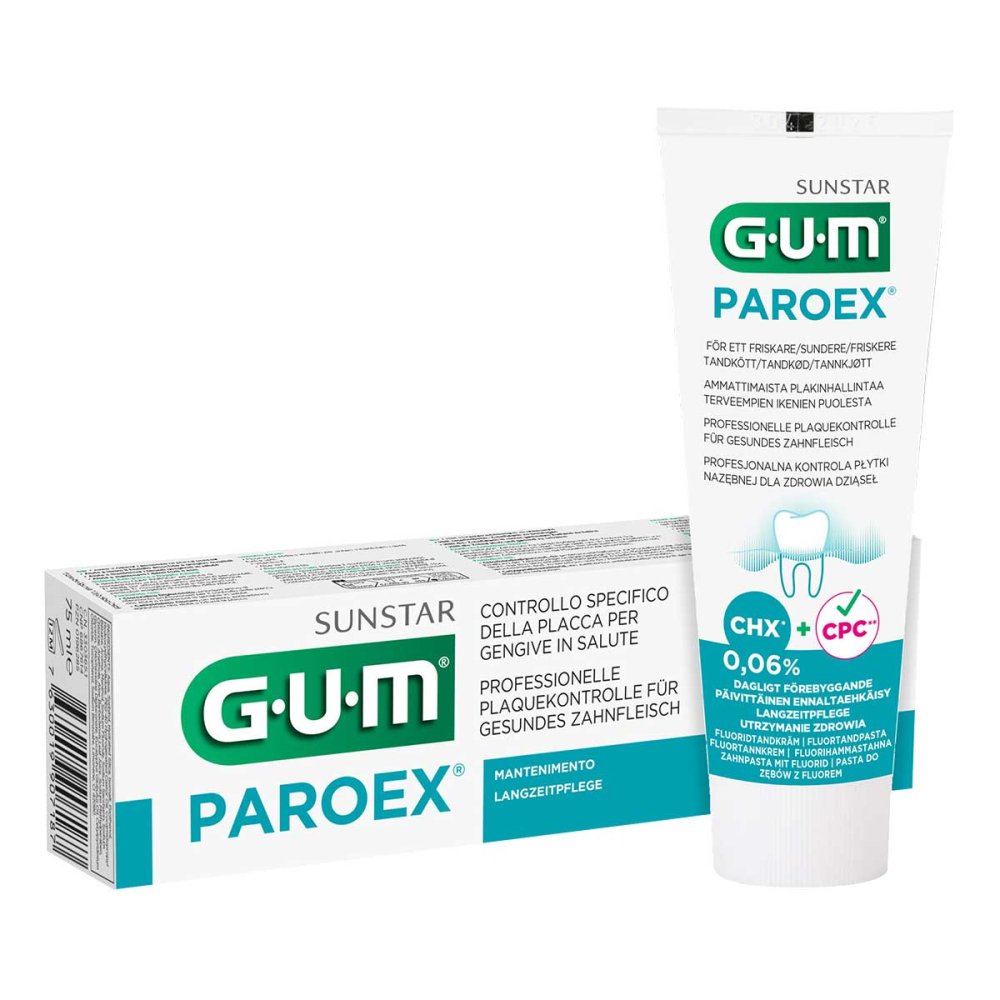 Sunstar Deutschland GmbH GUM PAROEX Zahnpasta 0,06% CHX 00196285