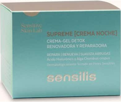 Sensilis Supreme [Night Cream] Crema-Gel Detox Renovadora y Reparadora 50 ml