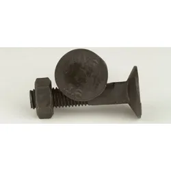 DIN 605 - Stahl 4.6 blank - M 6x30 - Senkschrauben mit hohem Vierkantansatz und Mutter