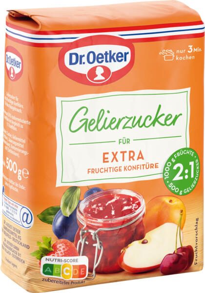 Dr. Oetker EXTRA 2:1 Gelierzucker 500,0 g 130355007