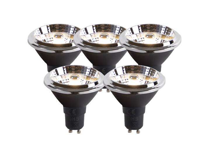 Lot de 5 ampoules LED GU10 AR70 6W 380lm 3000K