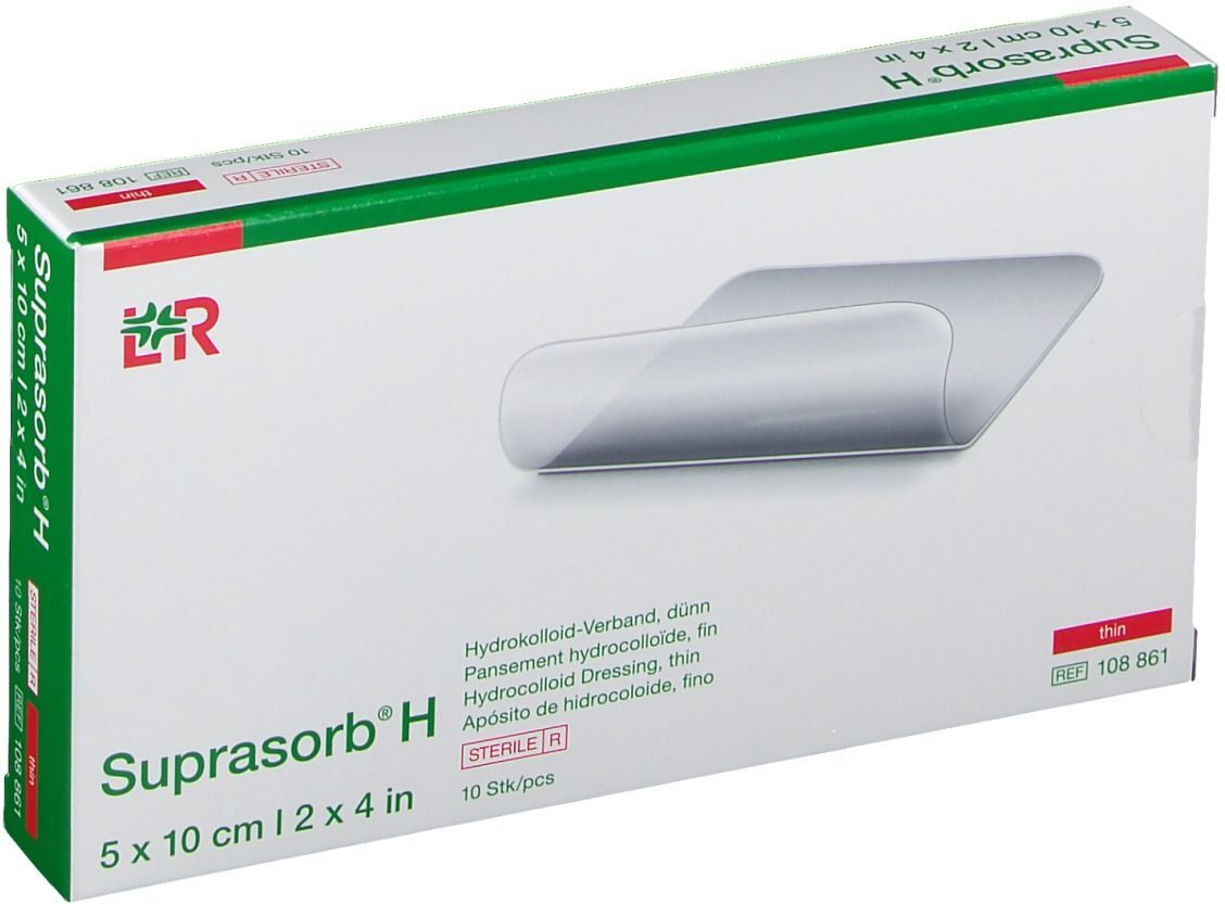 Suprasorb H Hydrokoll.Verb.dünn 5x10 cm 10 St Verband