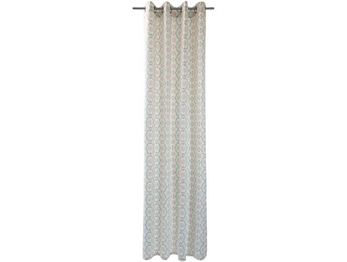 Vorhang COZZ Hanna Gr. 1, grün (mint), B:140cm H:245cm, Baumwolle, Gardinen, Vorhang, HxB: 245x140, Ösenvorhang Hanna
