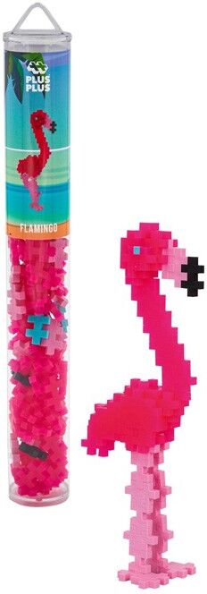 Tube Flamant rose 100 Pcs - Plus Plus