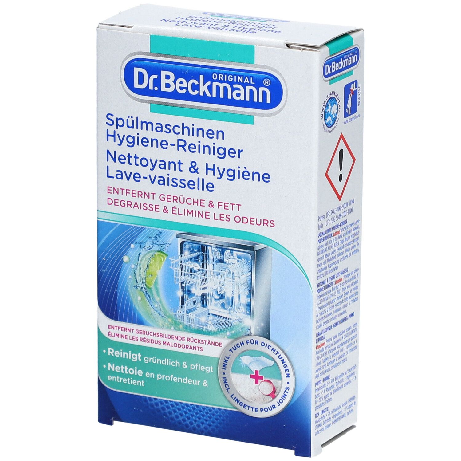 DR Beckmann Spülmaschinen Hygiene-Reiniger 75 g Liquidum