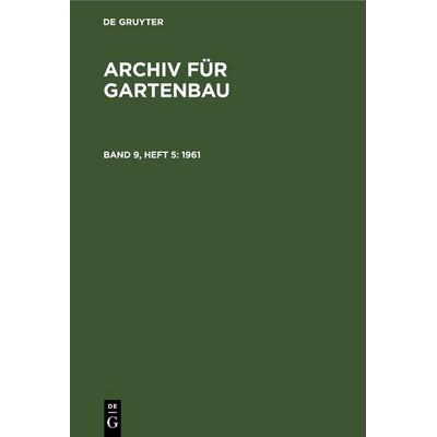 1961, Gebundene Ausgabe von , De Gruyter, 978-3-11-250621-9
