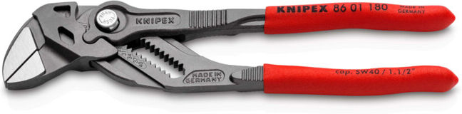 Pinces-clés, Pince et clé à la fois Knipex (86 01 180)
