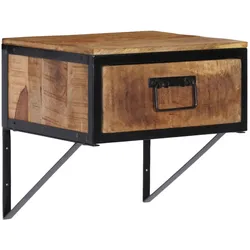 vidaXL Nachttisch 40x35x40 cm Massivholz Mango