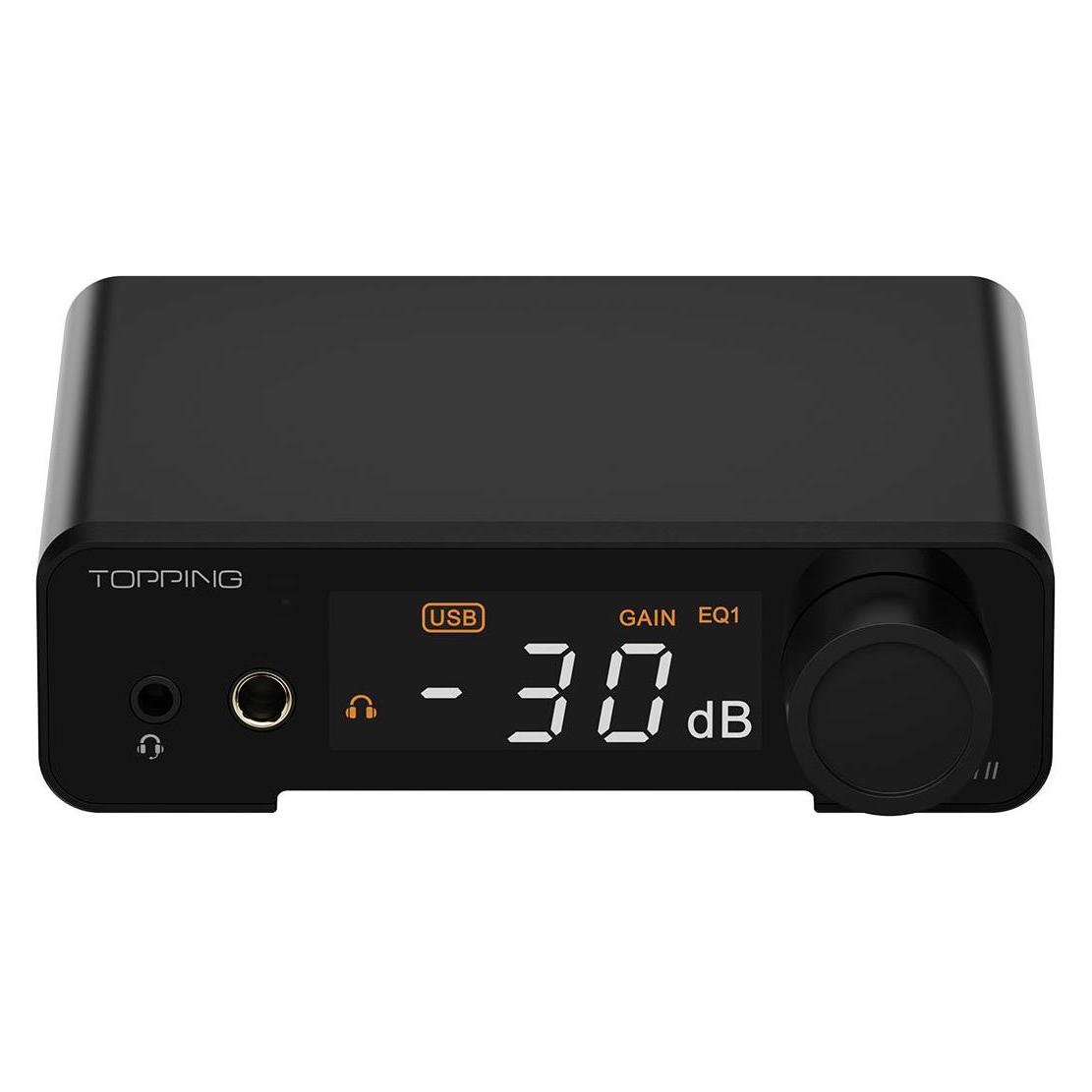 Topping DX1 II (Display, Gain-Schalter, USB-DAC) (DX1II-BK)