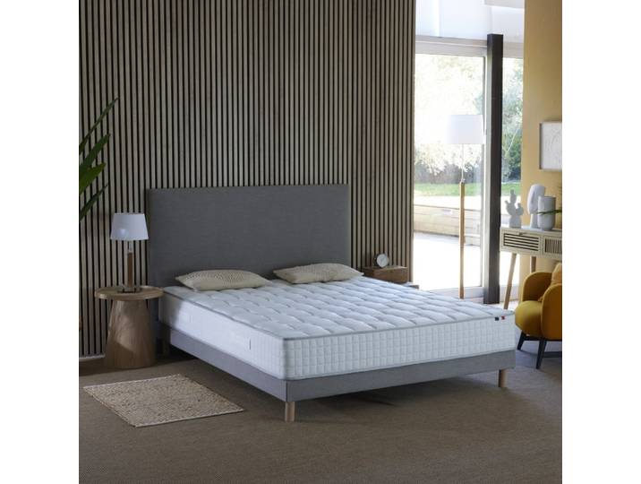 Matelas ressorts 7 zones : face hiver/eté différente 160x200