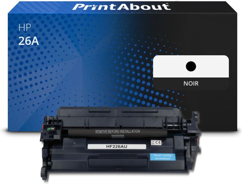 PrintAbout Toner compatible HP 26A (CF226A) - Noir Noir
