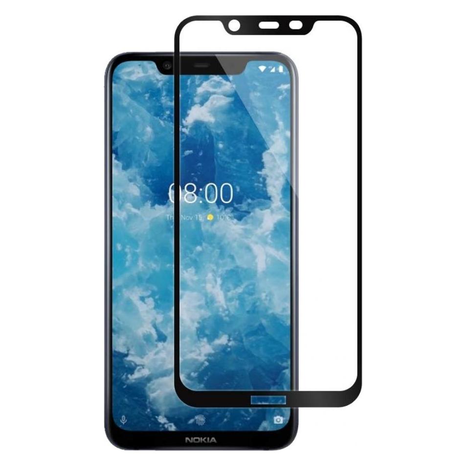 Screenguard Nokia 8.1 Full Screen Panzerglas Schutzfolie 2.5D 9H (Nokia 8.1) (00024900)