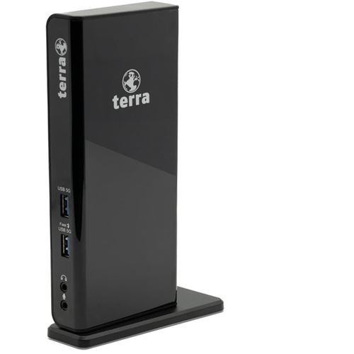 Terra MOBILE Dockingstation 732 USB-A/C Dual Display inkl.5V/4A Netzteil, USB-A/C Kabel zu Notebooks