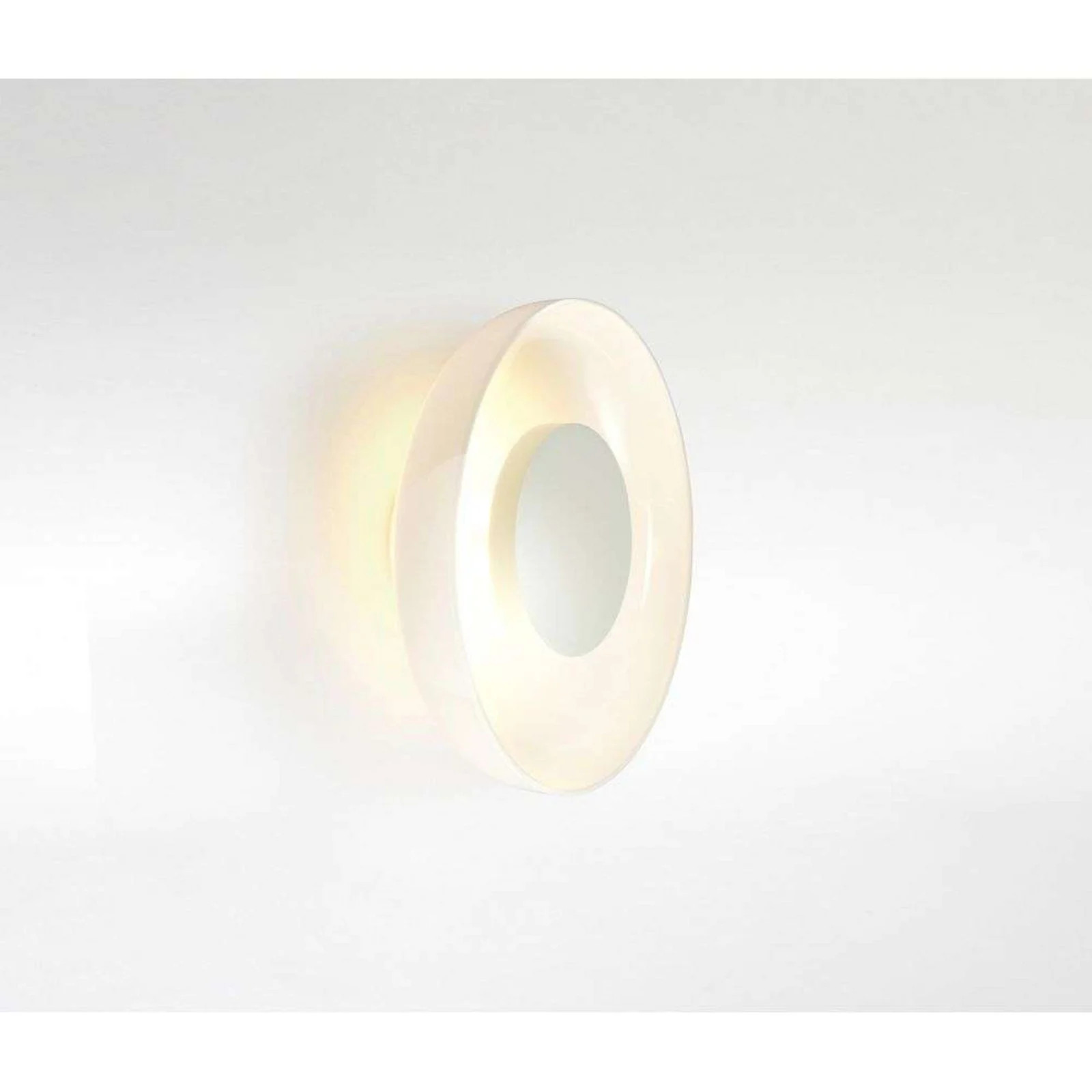 Marset Aura Plus wandlamp On/Off Opal - Rond - Glas - LED