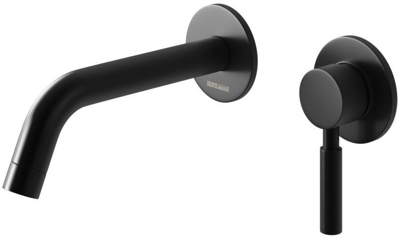 Kohlman Roxin Black bateria umywalkowa 2-otworowa podtynkowa czarny półmat QW180RB **ZAPYTAJ O RABAT!**