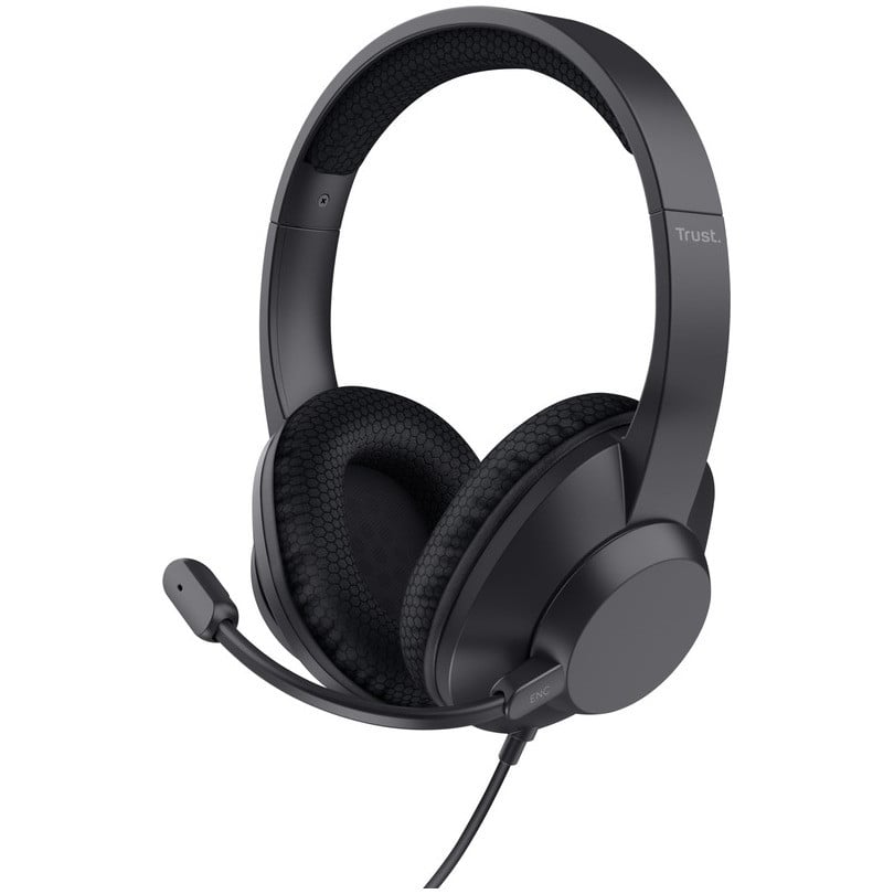 Trust Ayda Max Headset Zwart met Microfoon