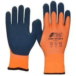 AS Arbeitsschutz Arbeitshandschuhe | 12 Paar Nitras Soft Grip W  Winterhandschuhe | Gr. 10
