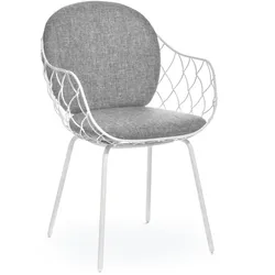 Magis Piña Outdoor Stuhl, weiß / graumelange