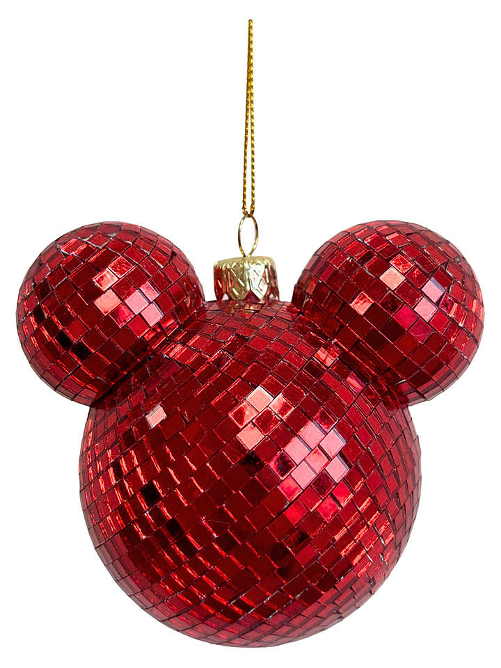Christmas Inspirations Christbaumornament "Disco" in Rot - (H)8,5 cm - onesize