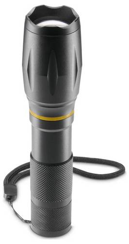 Hama LED-Taschenlampe "W200", Batterien, Zoom, COB, Aluminium, 3 Modi 00228620 Taschenlampe 140 g