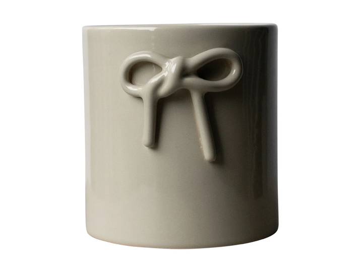 DBKD Pot Bow Ø14 cm Shiny mole