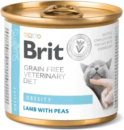 Brit Veterinário Obesidade Felina 6 uds x 200g