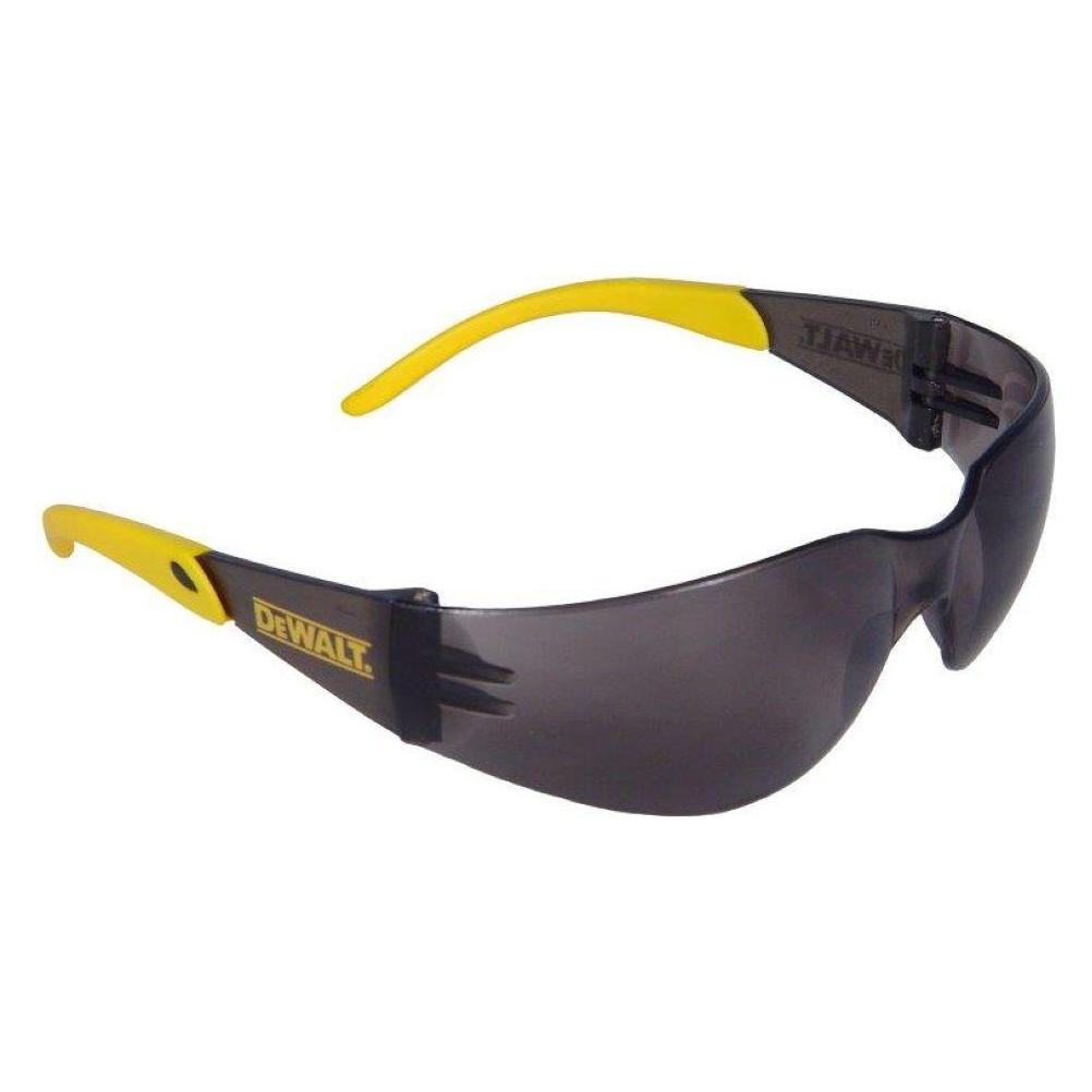DeWalt PROTECTOR Schutzbrille Linse Grau, kratzfest mit UV-Schutz (DPG54-2D EU)