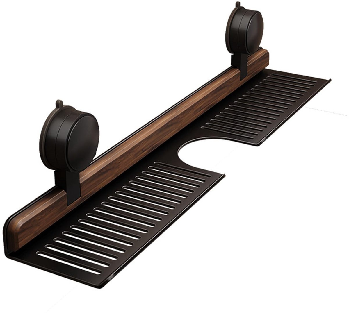Merkloze wandplank voor badkamer en keuken, wandmontage