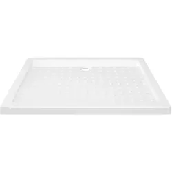 Helloshop26 - Duschwanne mit erhöhtem Rand Duschwanne Badezimmer Zuhause Innenbereich rostfrei feuchtigkeitsbeständig 90 x 70 x 4 cm 02_0001940