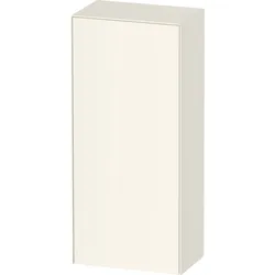 Duravit White Tulip Halbhochschrank, Breite 400 x Tiefe 240mm, eine Tür Anschlag links Tip-on Öffnung, WT1322LH4H4, Farbe: Nordic Weiß Hochglanz