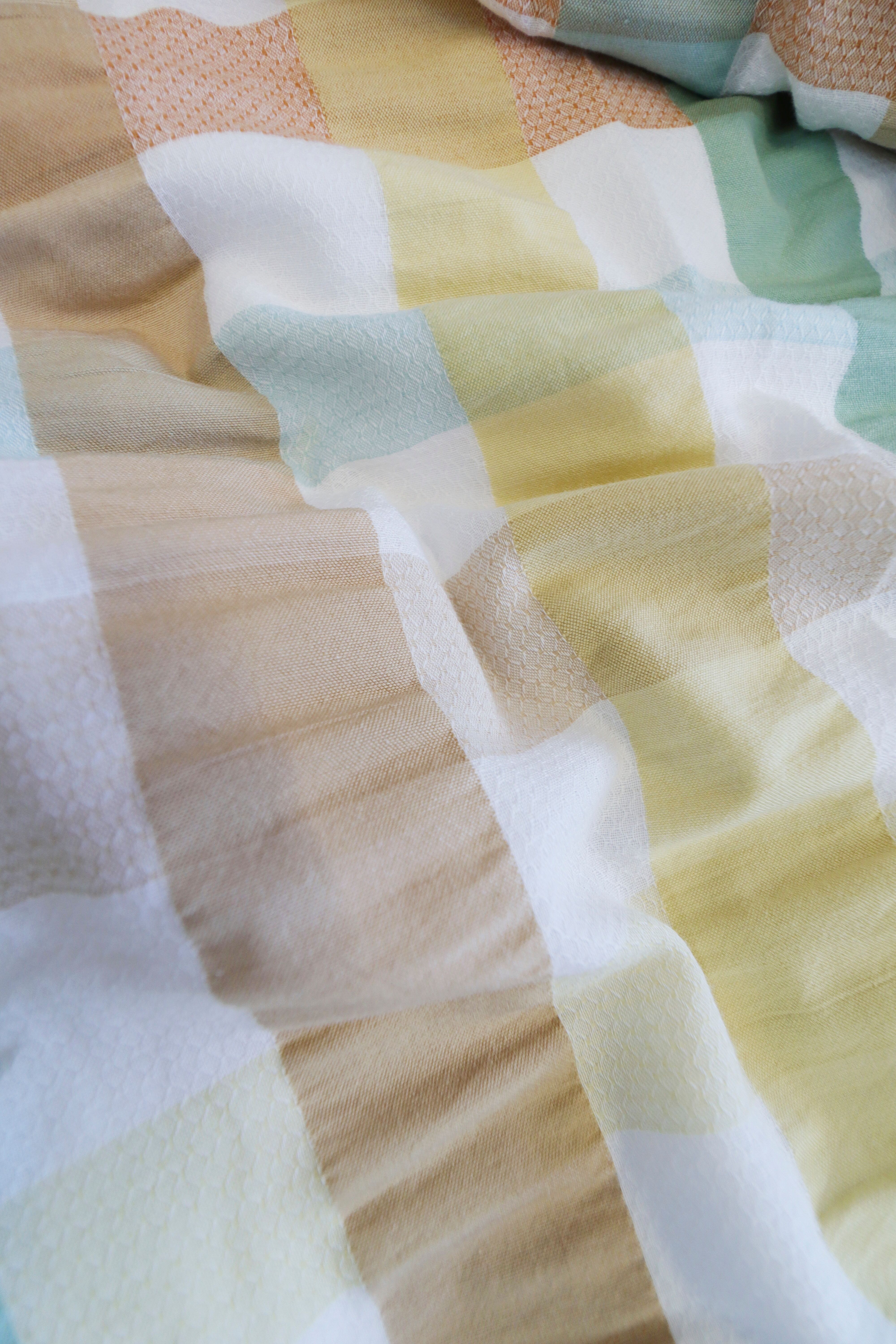 Bettwäsche FLEURESSE "Rio", bunt, B/L: 155cm x 200cm, Seersucker, B/L: 80cm x 80cm, Seersucker, Obermaterial: 100% Baumwolle, Bettwäsche, Bettwäsche, Bestickter Seersucker 100% Baumwolle, bügelfrei, atmungsaktiv bunt B/L: 155cm x 200cm, Seersucker, B/L: 8
