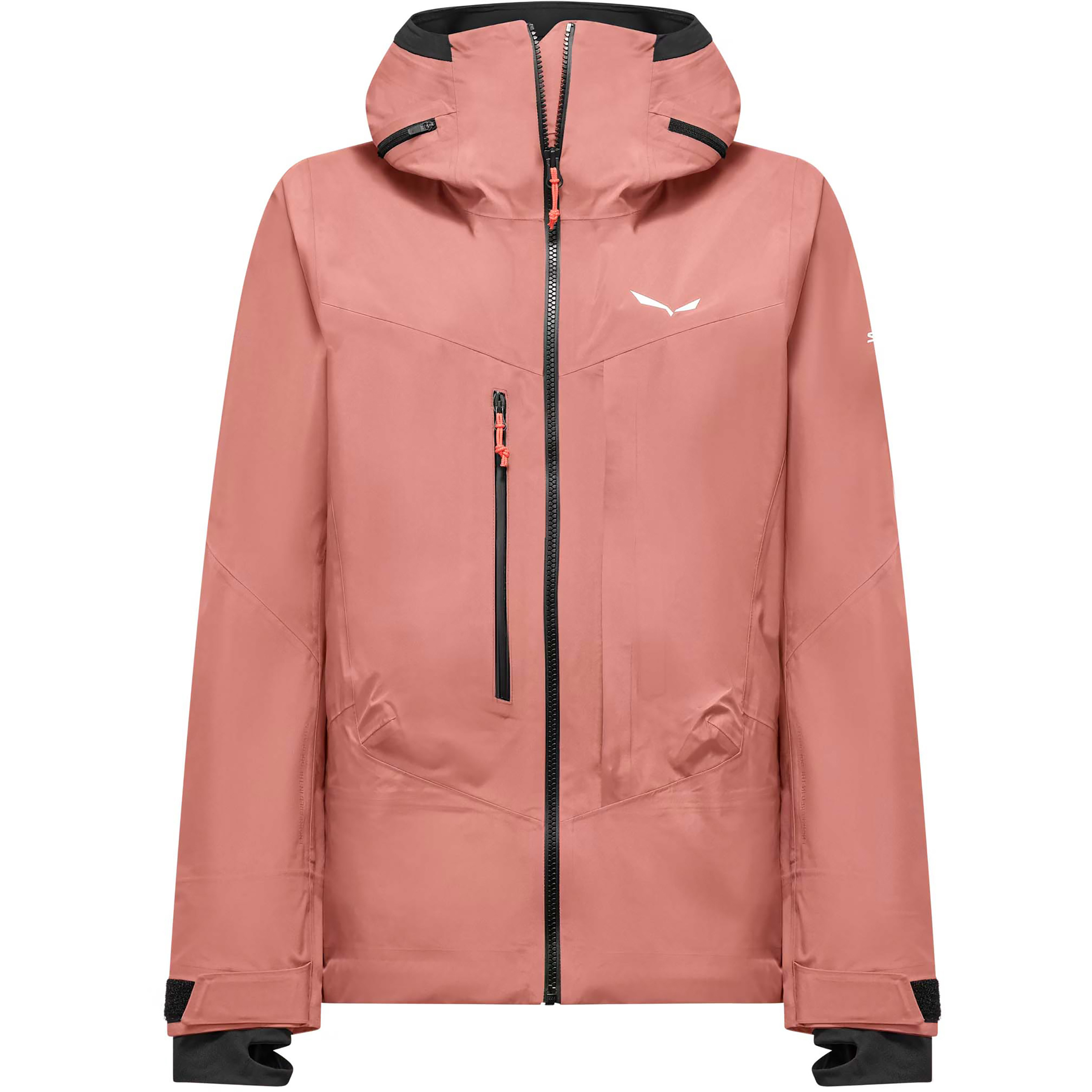 Salewa Sella 3l PTX Damen Regenjacke rosa Größe XS Skihochtour | Skitour Wasserabweisend Wasserabweisend