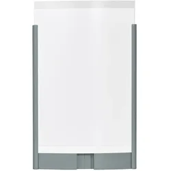 Ultradex, Informationsschild, Türschild Serie Color 170x122mm Aluminium gewölbt grau