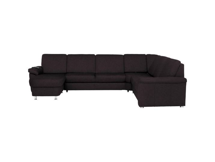Beldomo System Wohnlandschaft, Anthrazit, Metall, 6-Sitzer, U-Form, 336x240 cm, Typenauswahl, Fußauswahl, Stoffauswahl, Sitzqualitäten, seitenverkehrt erhältlich, Bettfunktion Hocker Rückenfutter, individuell planbar, Wohnzimmer, Sofas & Couches, Wohnlandschaften, Wohnlandschaft U-Form