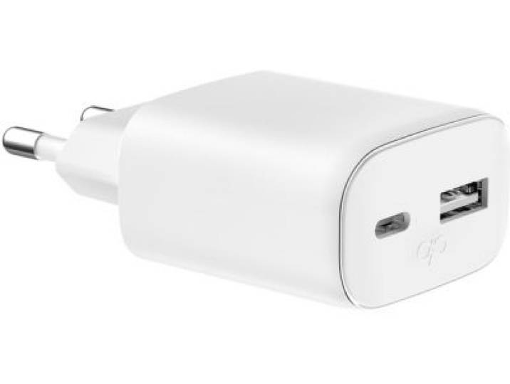 Force Power - Chargeur 45w Usb-A Et Usb-C Powerdelivery Blanc