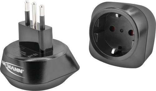 Ansmann 1250-0035 Reiseadapter EU to IT