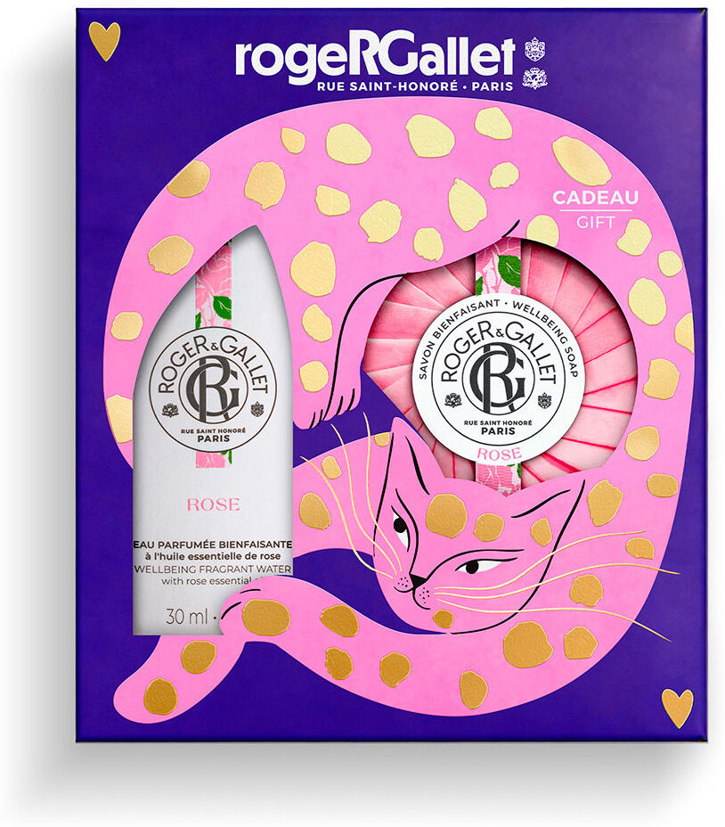 Roger & Gallet Set Benessere Con Acqua Profumata Alla Rosa (2 pezzi)