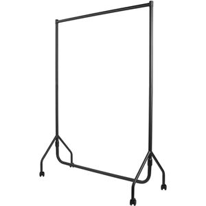 Böttcher-AG Garderobenständer schwarz, aus Metall, 171 x 126cm
