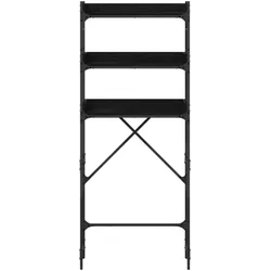 vidaXL Hasonum, Waschmaschinenschrank, Schwarz