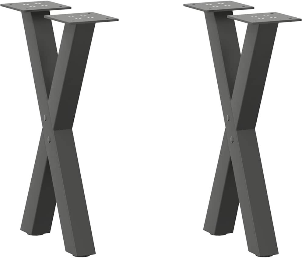 Symple Stuff Table Leg Anthracite 31cm H x 30cm W x 31cm D