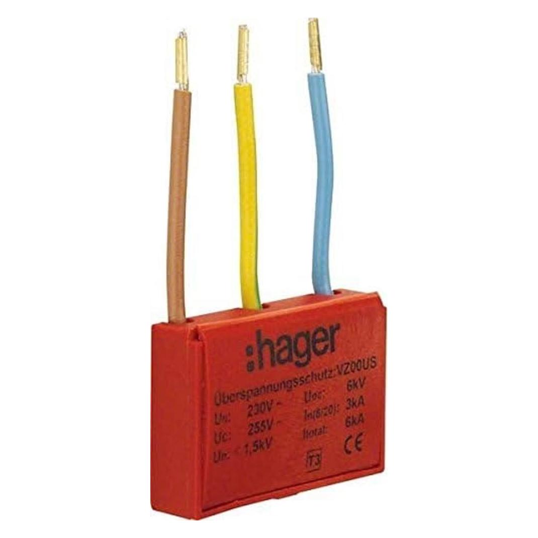 Hager HAG VZ00US Ãberspannungsschutzmodul Typ3 (VZ00US)