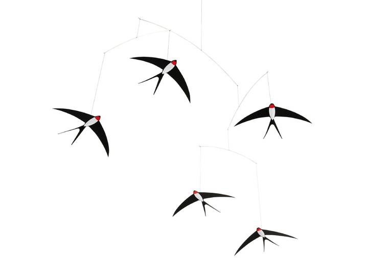 Flensted Mobiles - Flying Swallows Mobile 5
