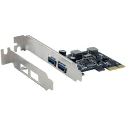 EXSYS EX-11192 2-Port USB 3.2 Gen 1 PCIe Karte mit Self Power