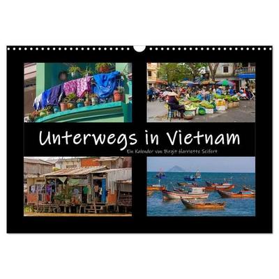 Unterwegs in Vietnam (Wandkalender 2027 DIN A3 quer), CALVENDO Monatskalender