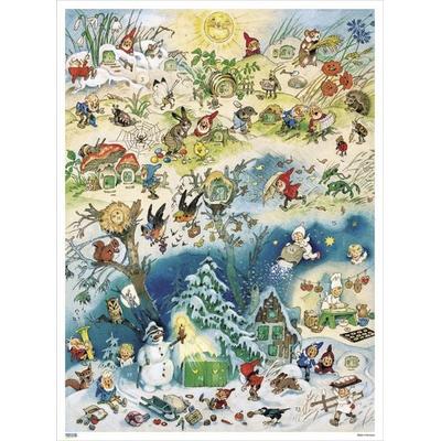 Adventskalender »Vier Jahreszeiten« 29 x 39 cm