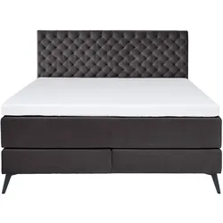 BOXSPRINGBETT SINDAR Anthrazit Webstoff