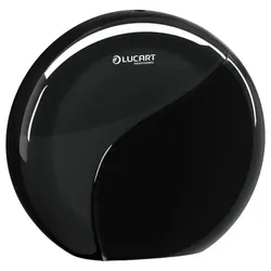 Toilettenpapierspender Lucart Identity Mini Jumbo schwarz ABS, für Rollen bis 220 mm Durchmesser